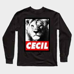 Cecil The Lion Long Sleeve T-Shirt